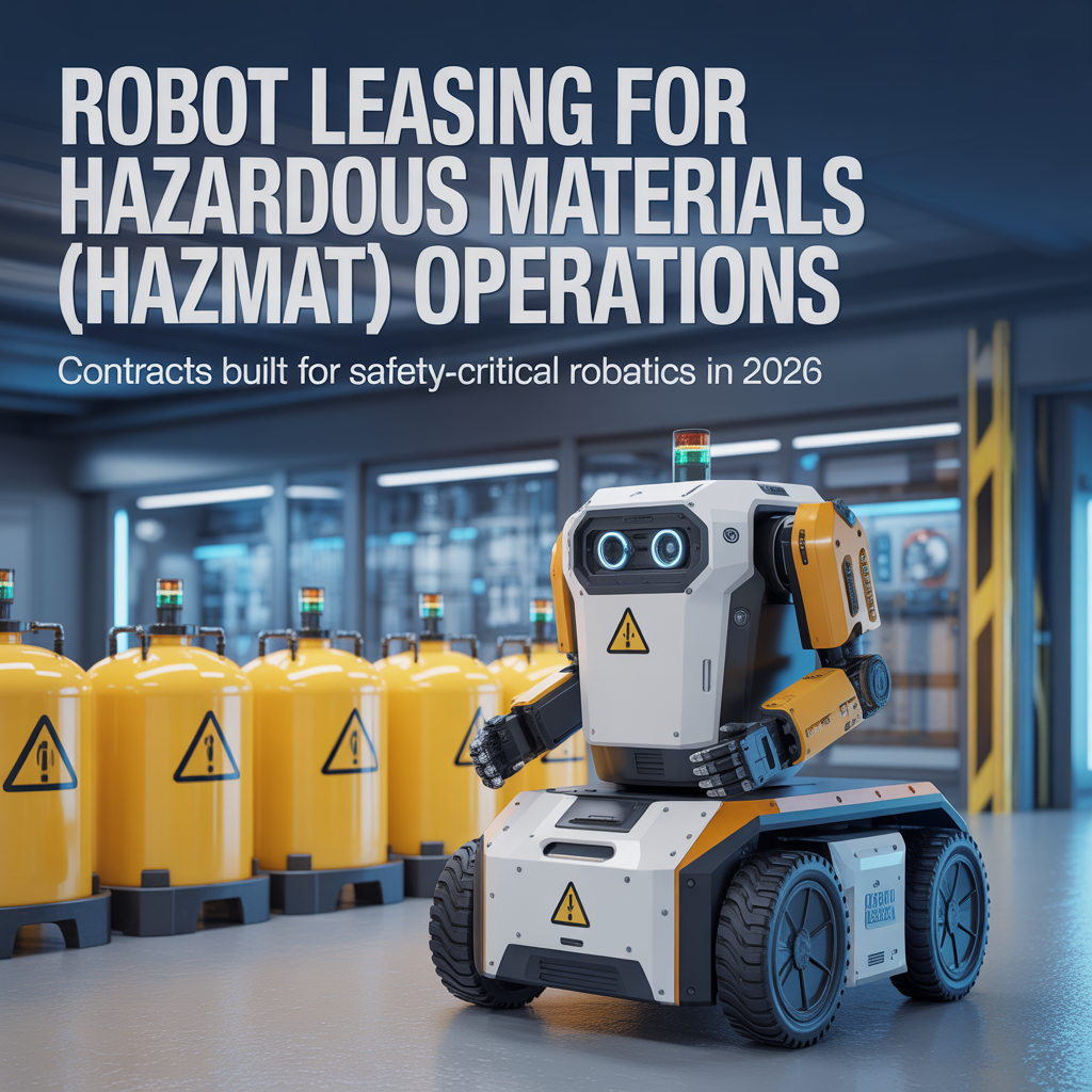 HAZMAT Robot Leasing: 2026 Strategies for Safe Operations