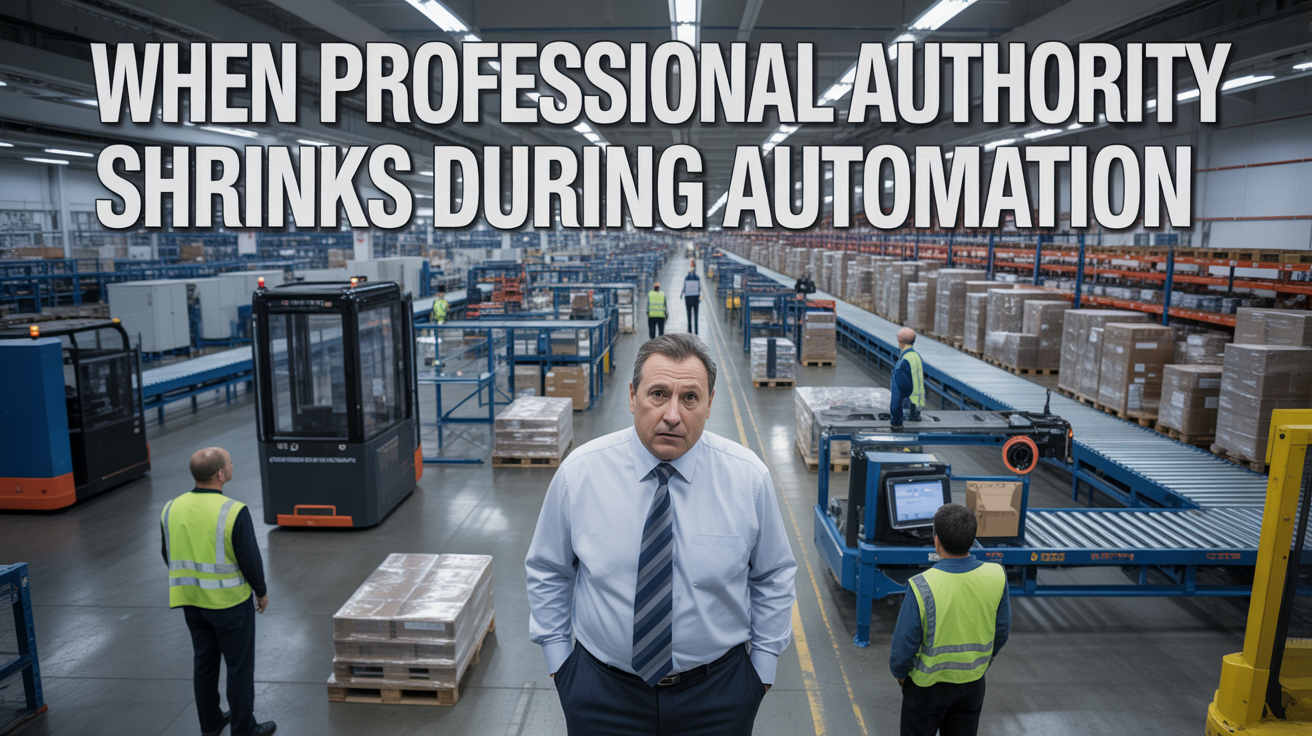 Managing Authority Loss in Automated Workplaces